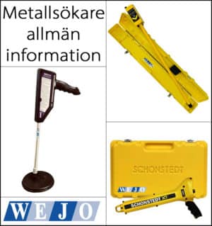 Metallsökare – allmän information